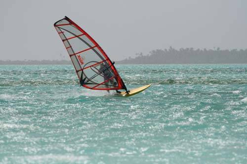 Nicoles first high speed gybe  and cruising