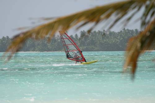 Nicoles first high speed gybe  and cruising