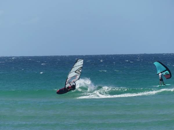 Wavesailing small Currumbin