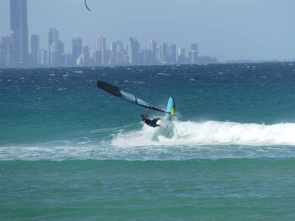 Wavesailing small Currumbin