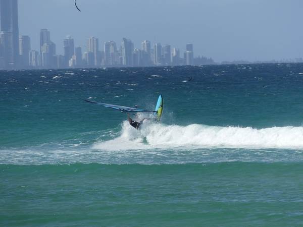 Wavesailing small Currumbin
