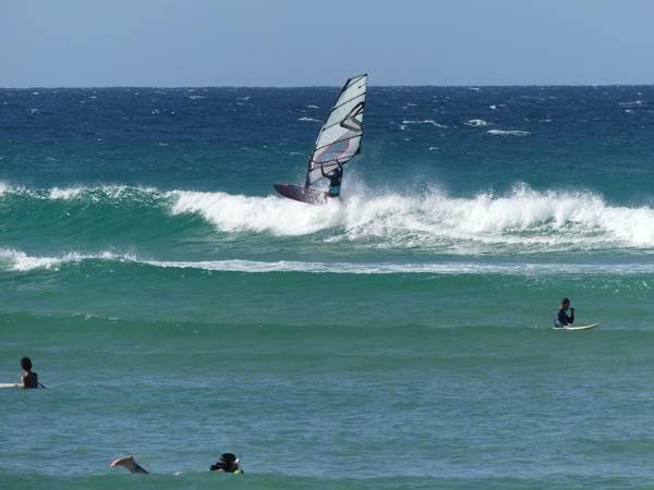 Wavesailing small Currumbin