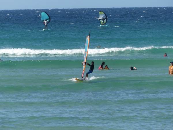 Wavesailing small Currumbin