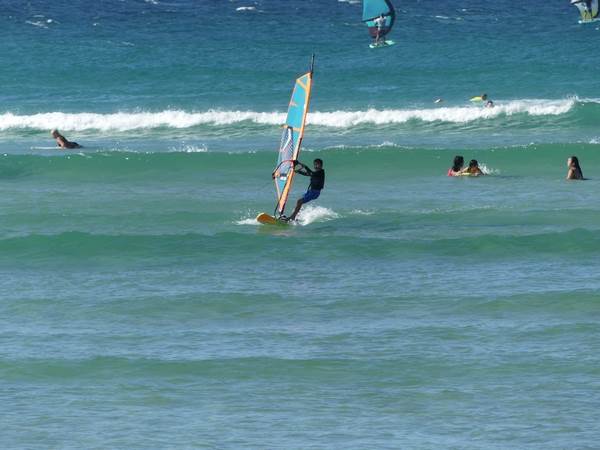 Wavesailing small Currumbin