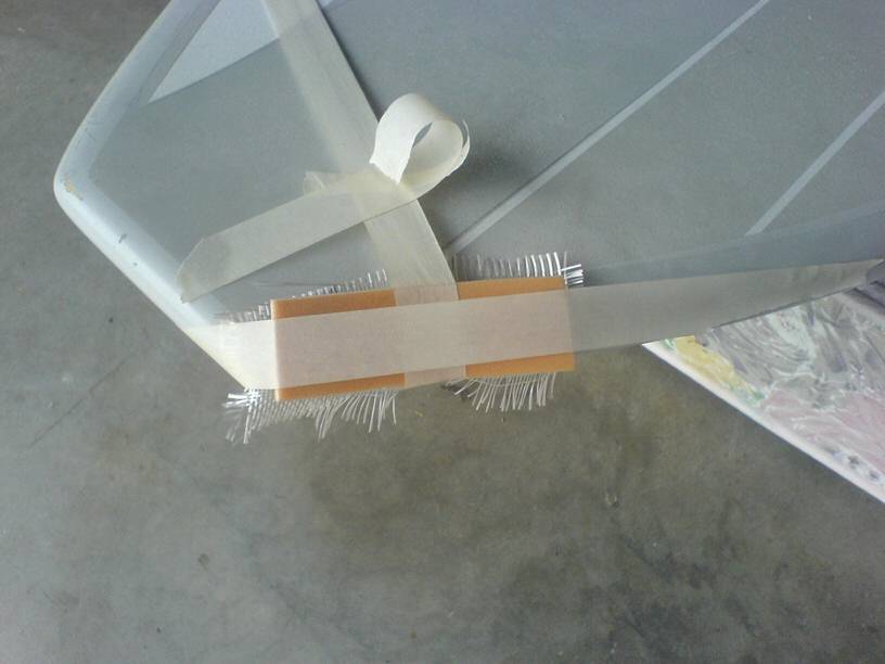 Nose repair on fanatic slalom