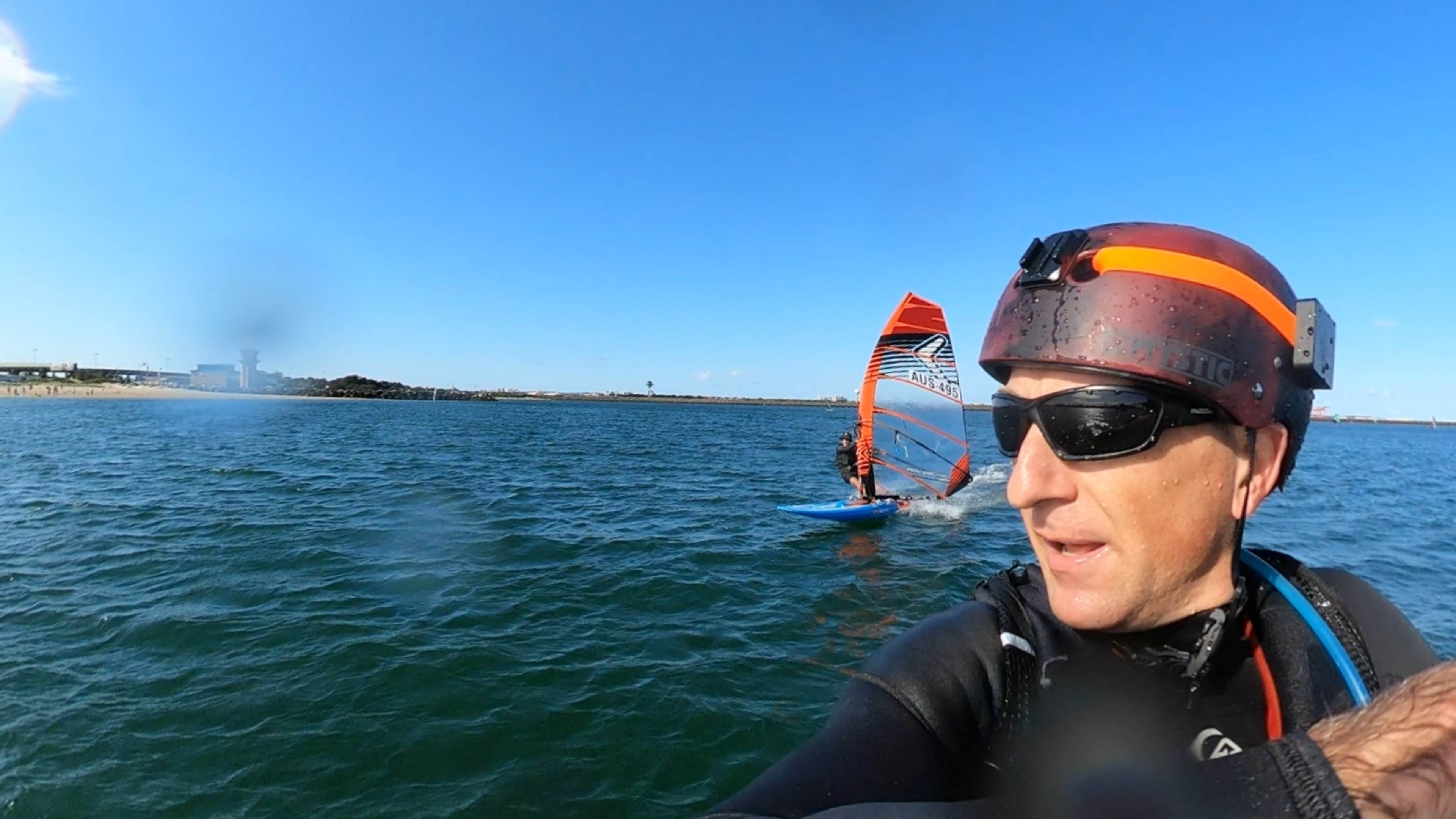 Early Spring day at the end of Winter 2022 with a lot of sails and wings out