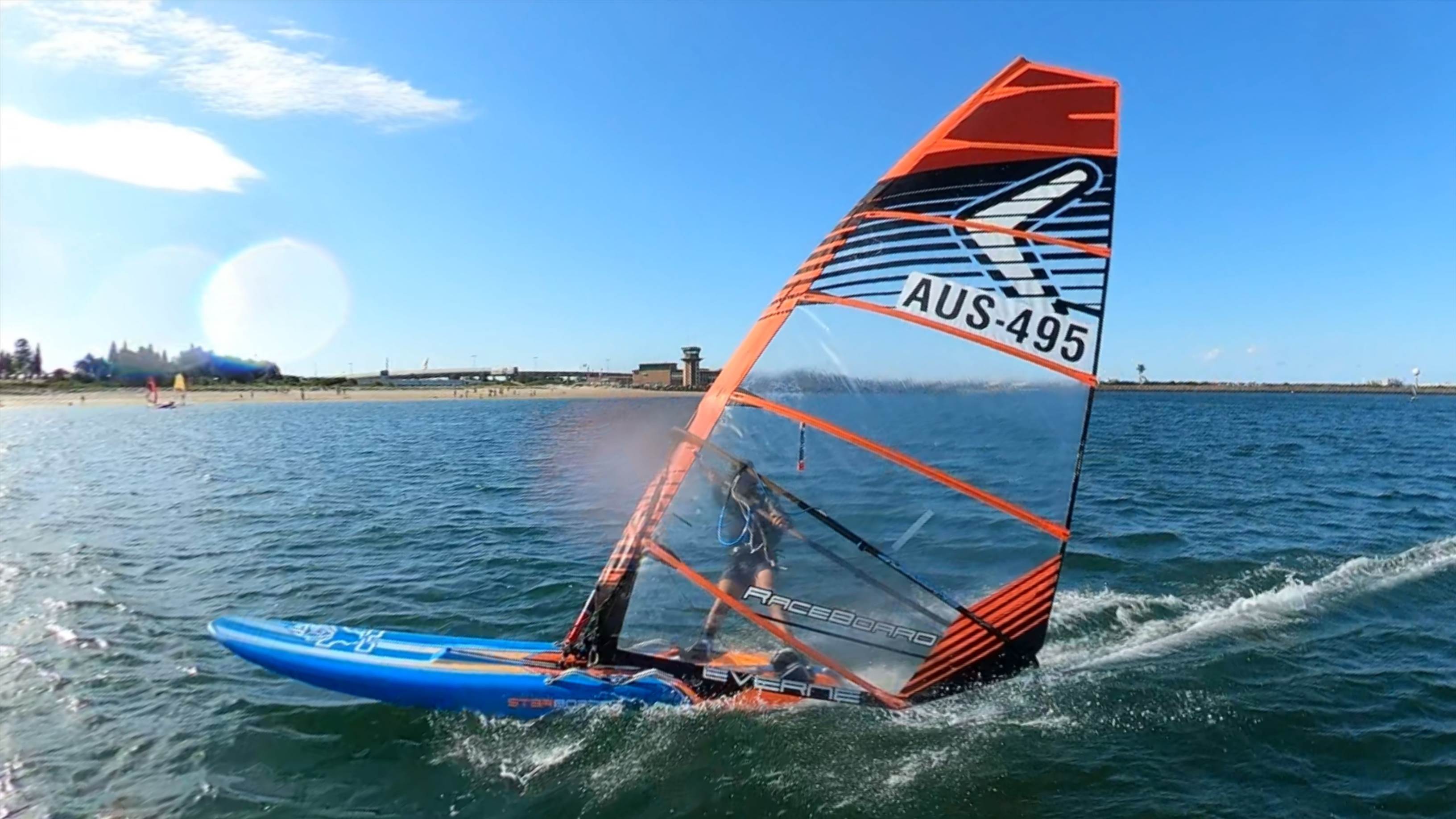 Early Spring day at the end of Winter 2022 with a lot of sails and wings out