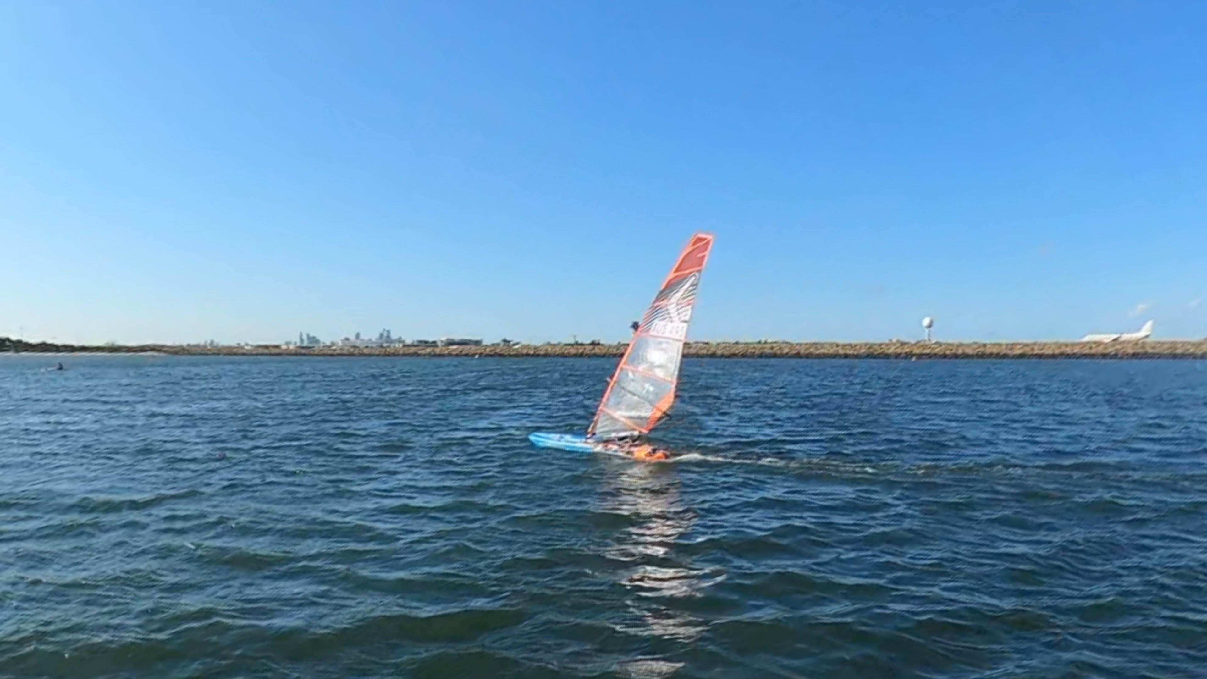 Early Spring day at the end of Winter 2022 with a lot of sails and wings out