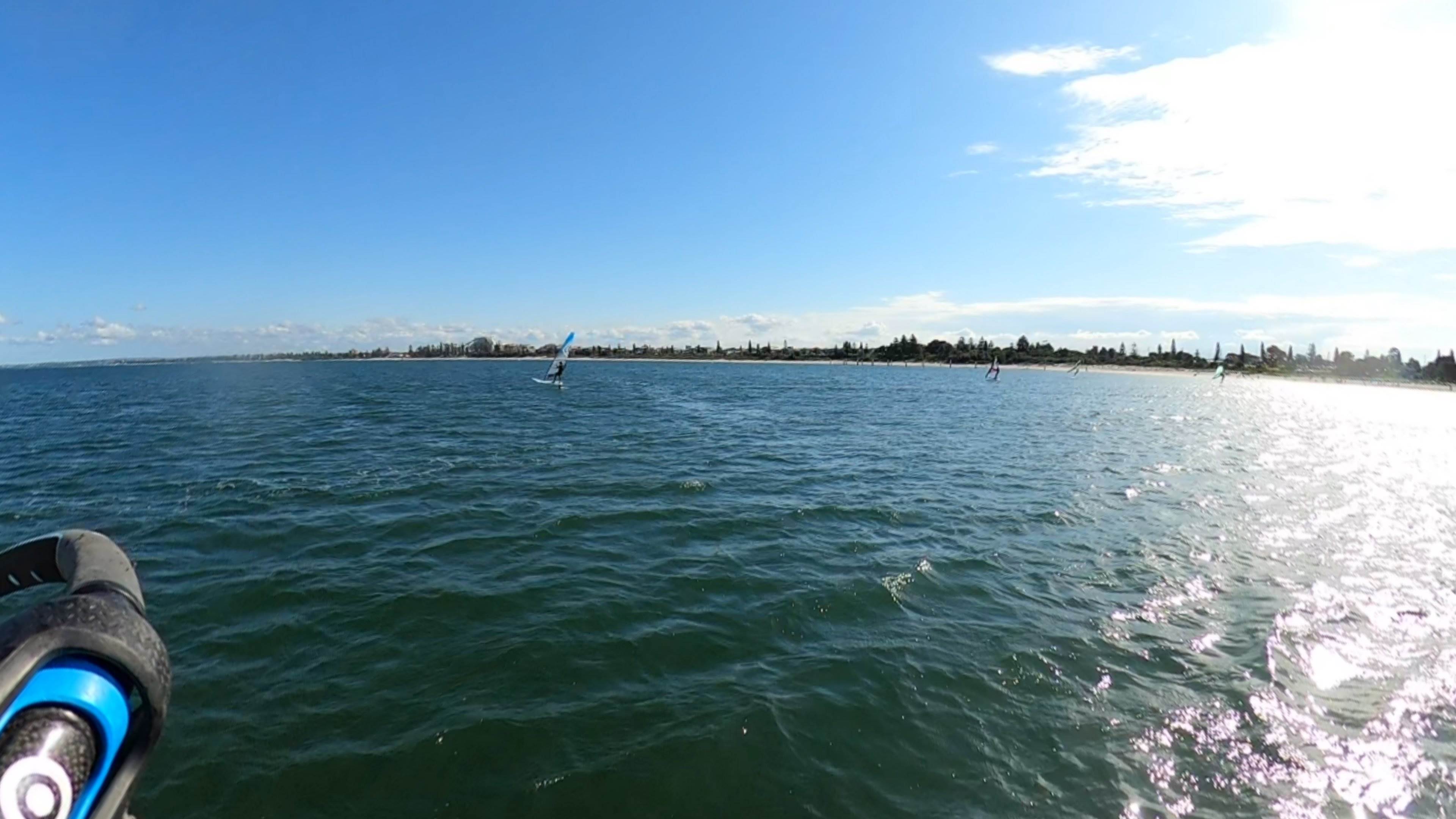 Early Spring day at the end of Winter 2022 with a lot of sails and wings out