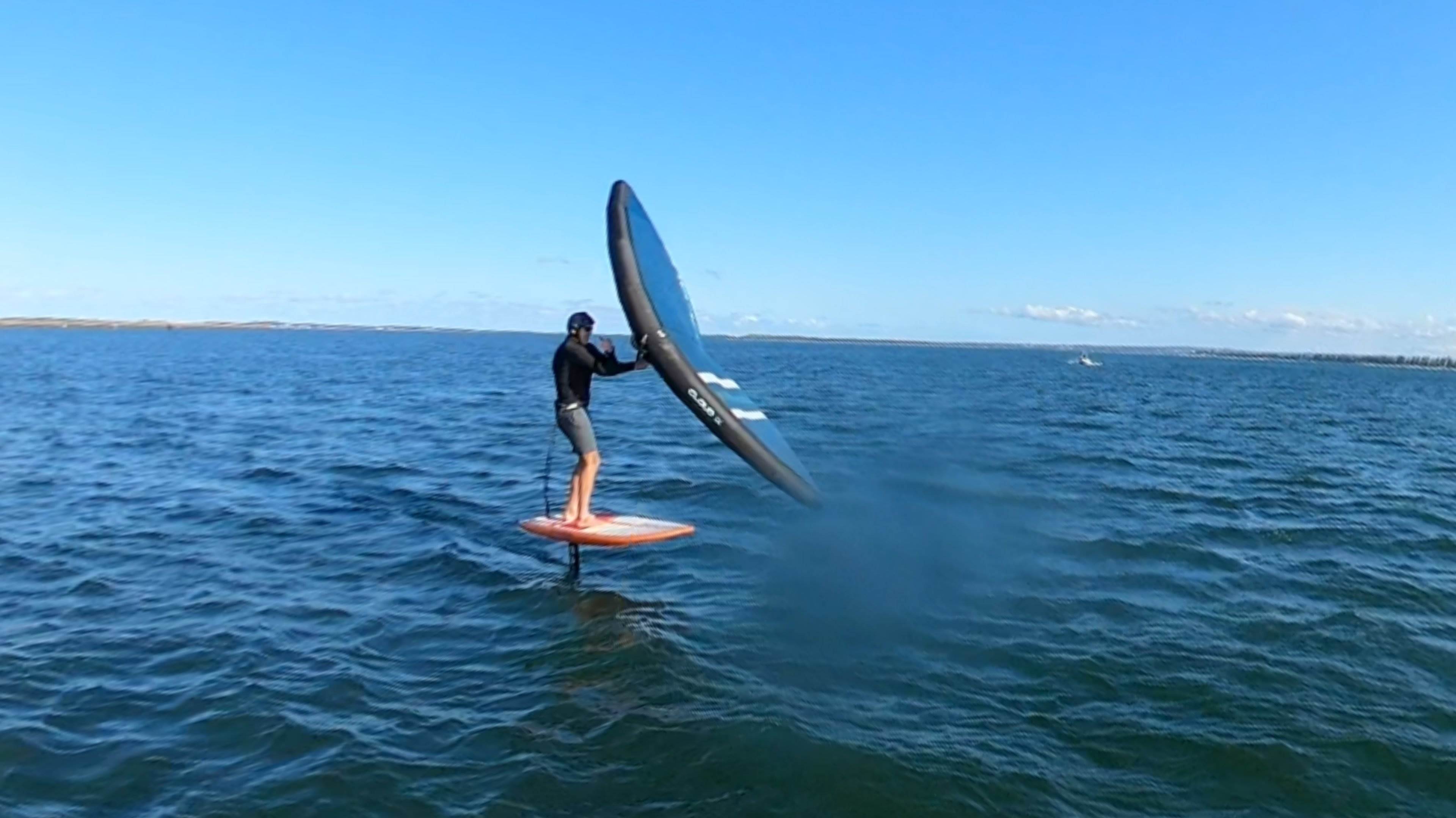 Early Spring day at the end of Winter 2022 with a lot of sails and wings out