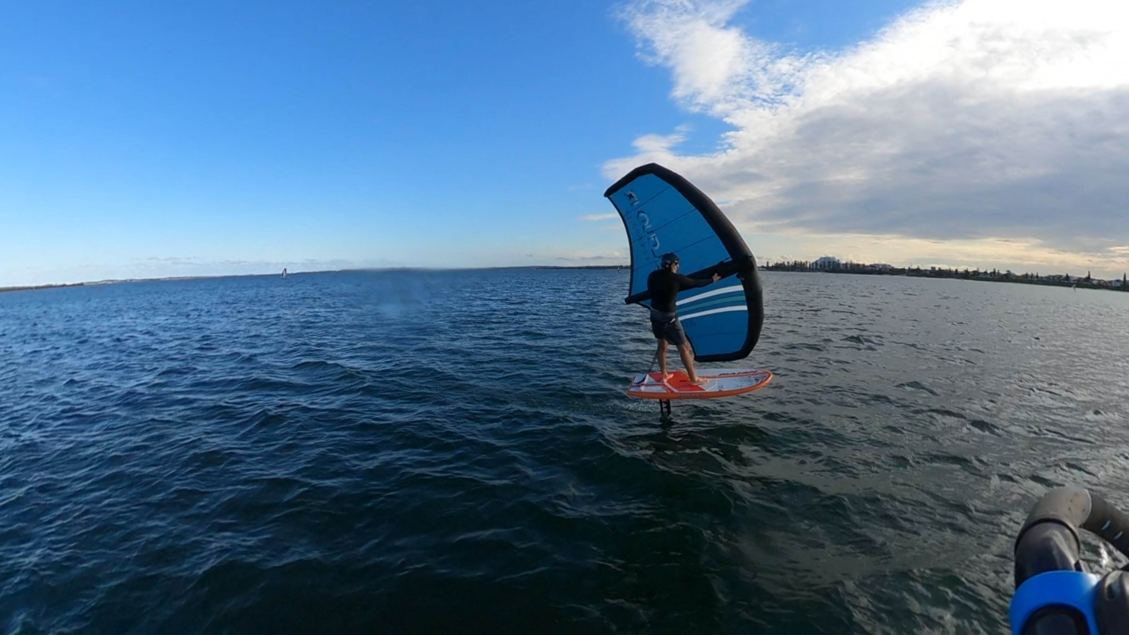 Early Spring day at the end of Winter 2022 with a lot of sails and wings out