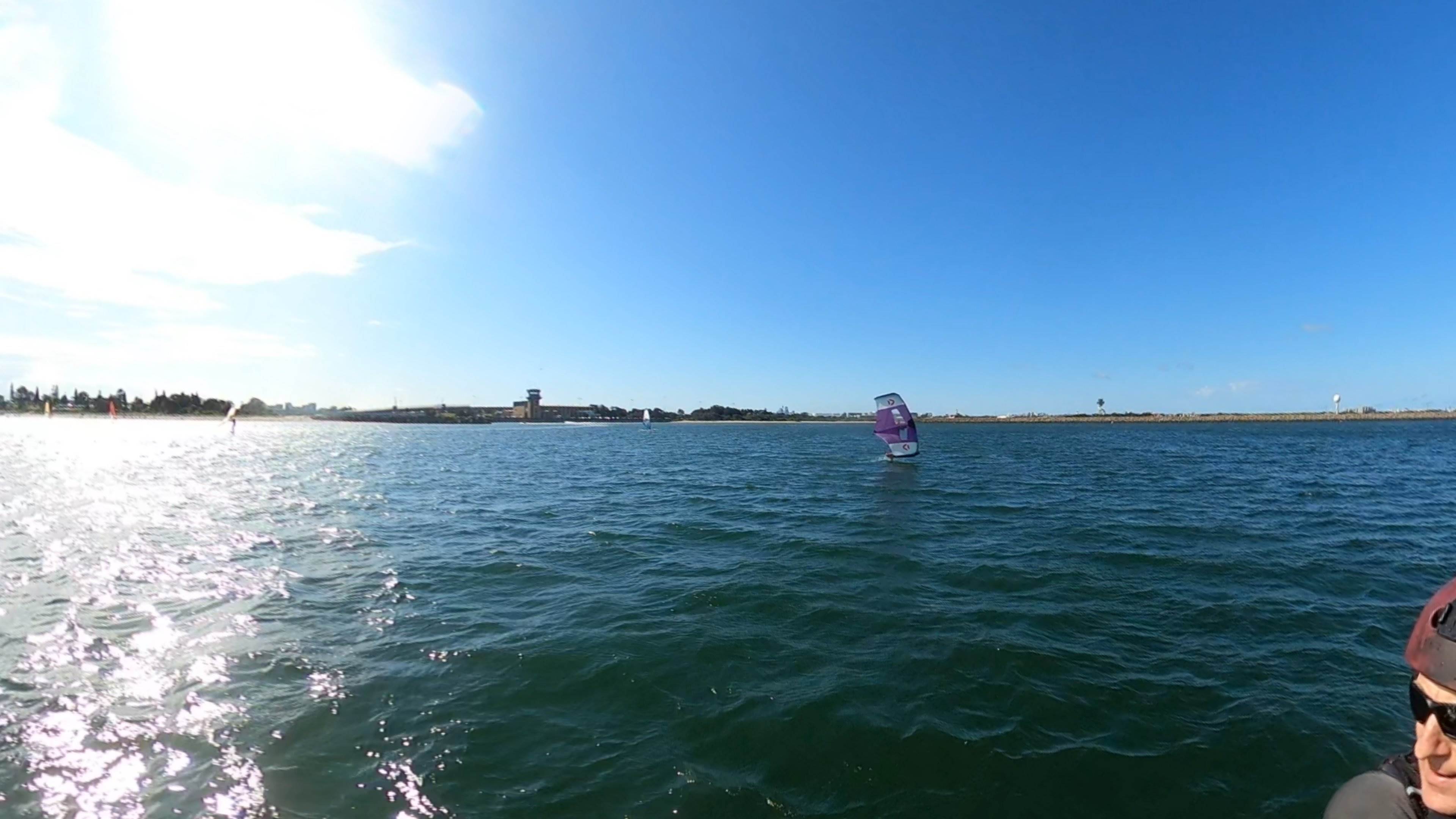 Early Spring day at the end of Winter 2022 with a lot of sails and wings out