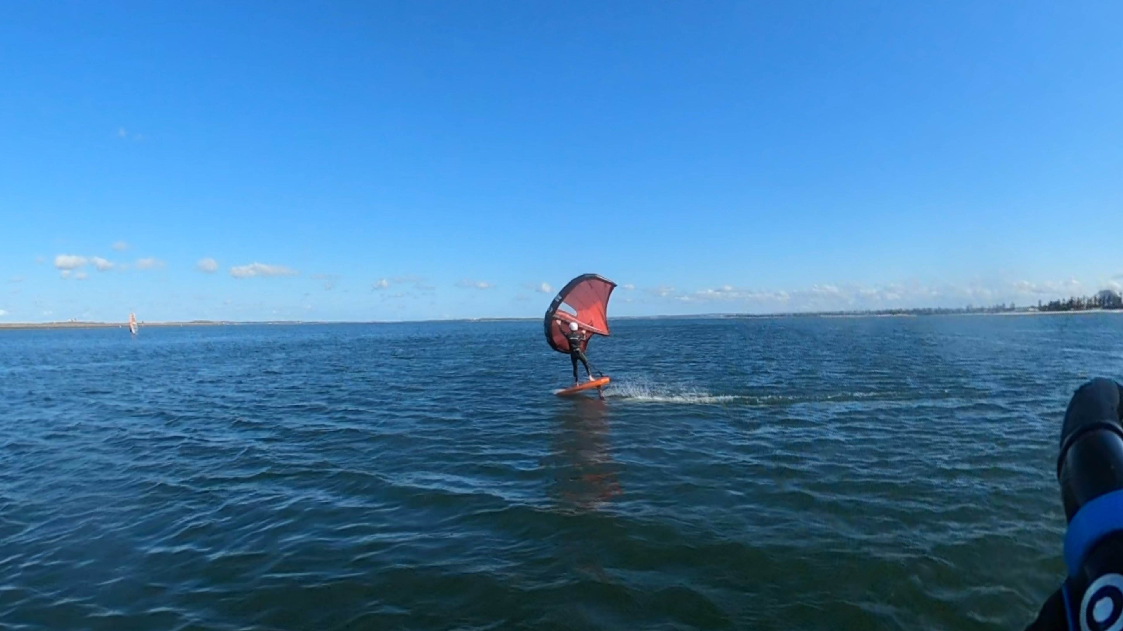 Early Spring day at the end of Winter 2022 with a lot of sails and wings out