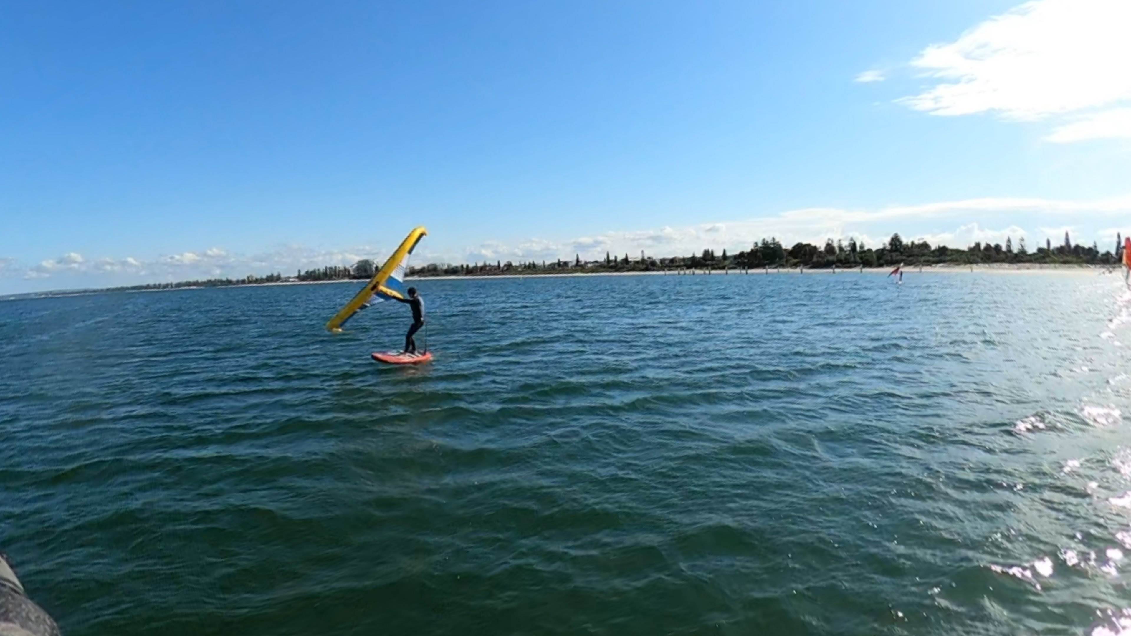 Early Spring day at the end of Winter 2022 with a lot of sails and wings out