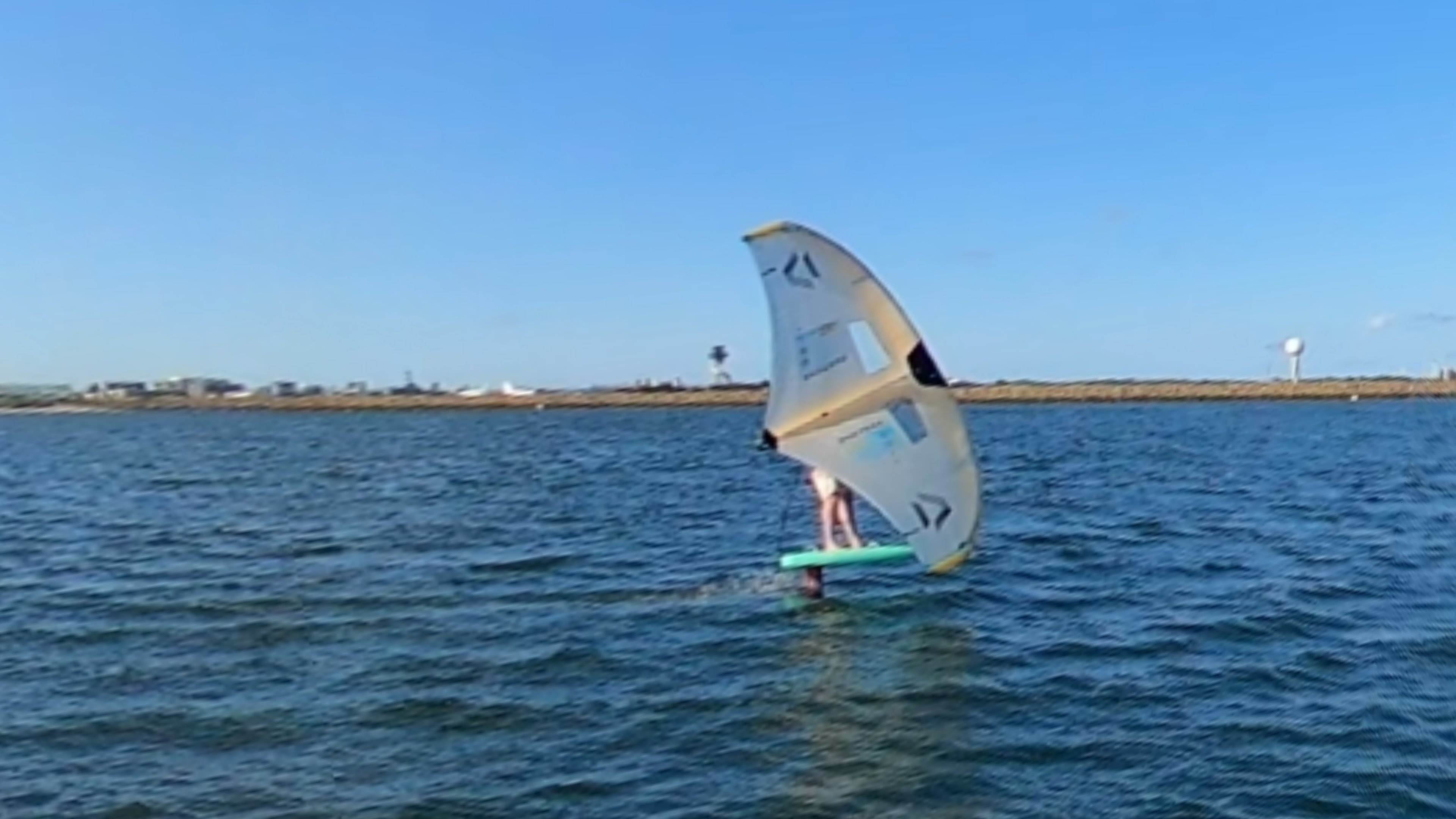 Early Spring day at the end of Winter 2022 with a lot of sails and wings out