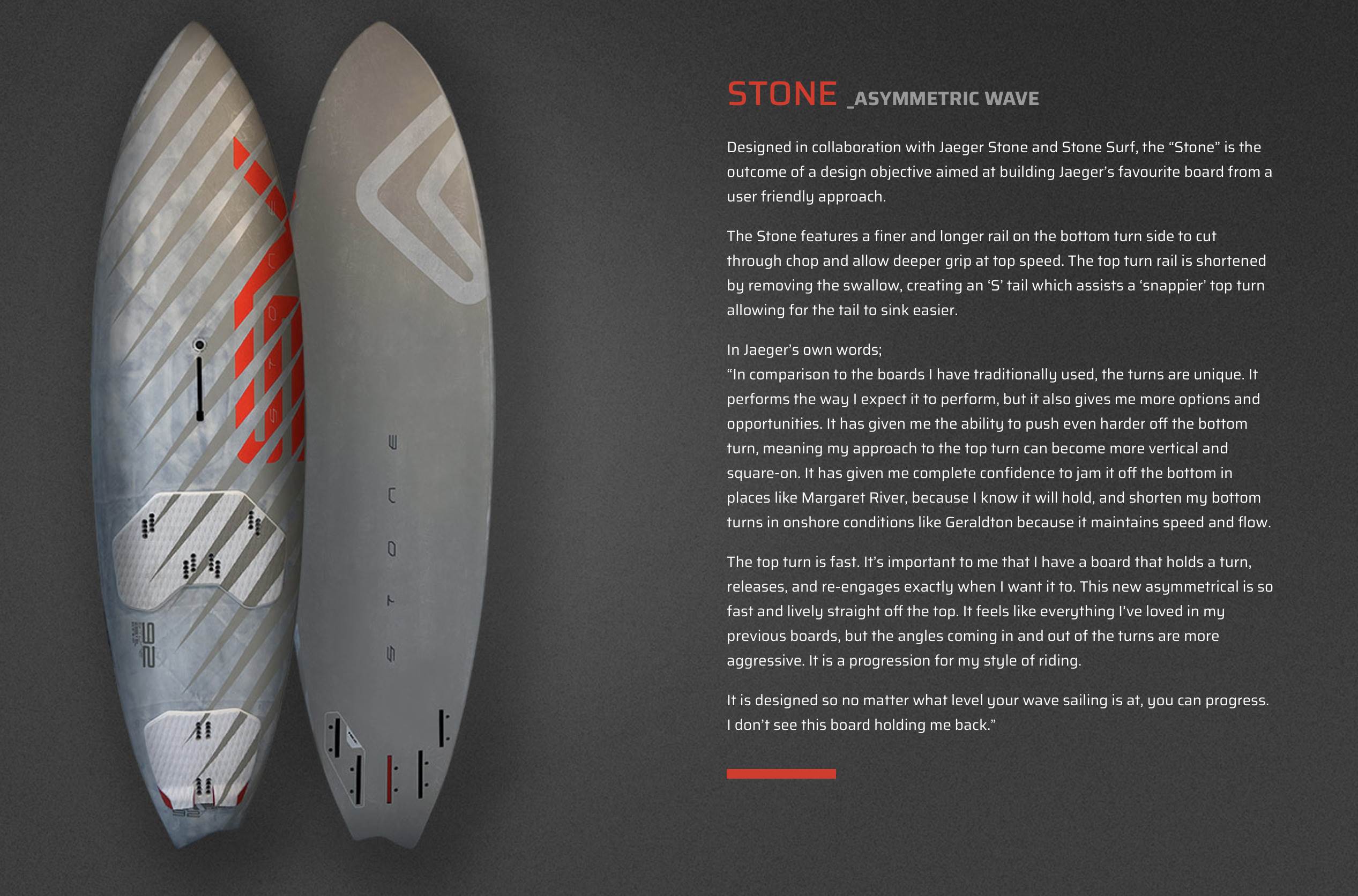 Stone waveboard