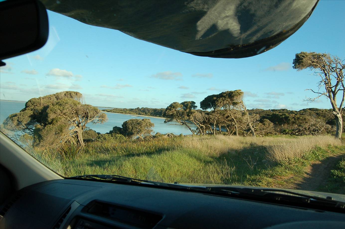 Lake George near Beachport. Not very windy.