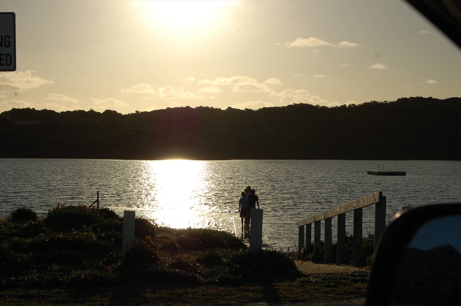 Lake George near Beachport. Not very windy.
