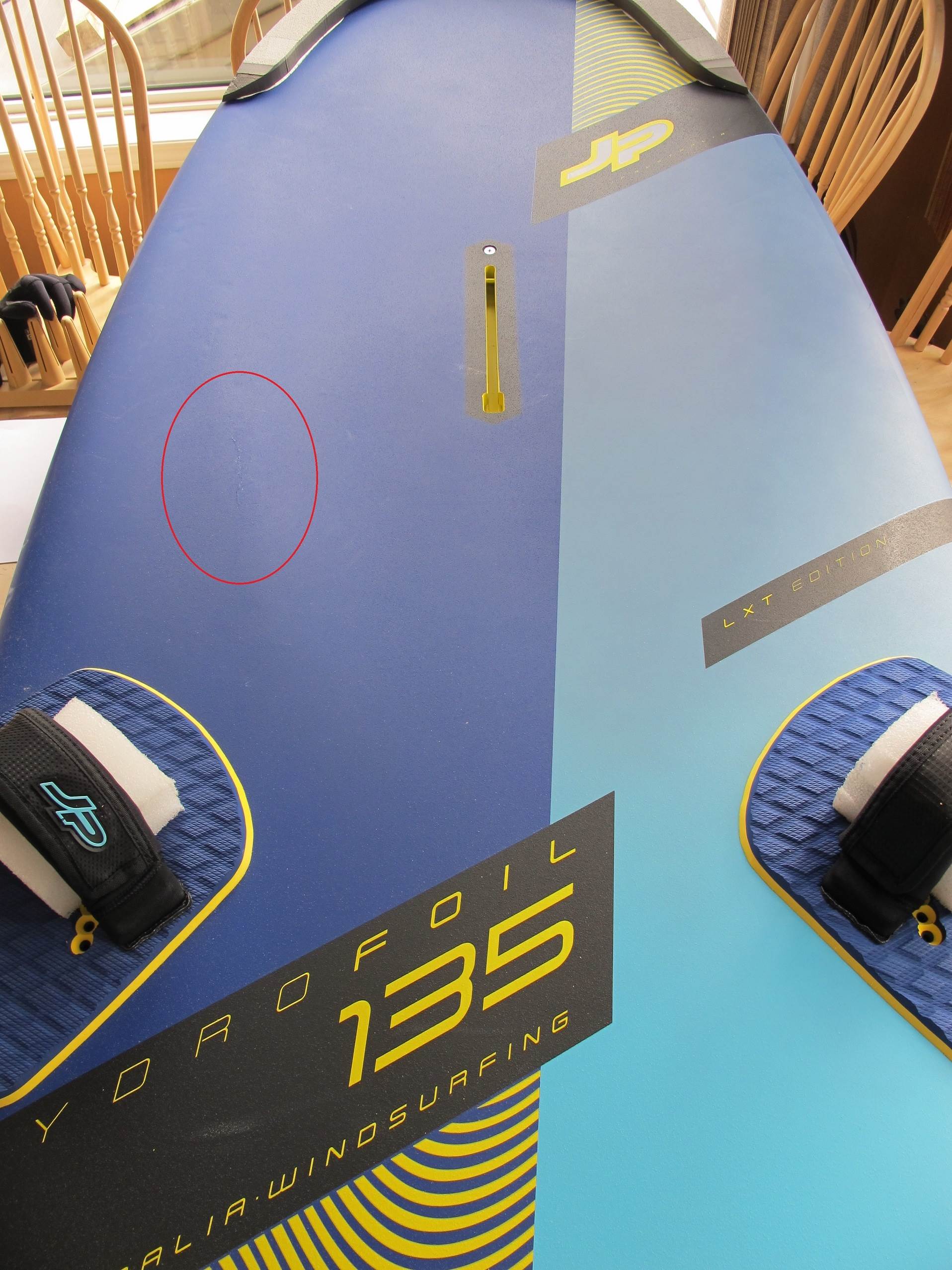 JP Australia Hydrofoil LXT cracking