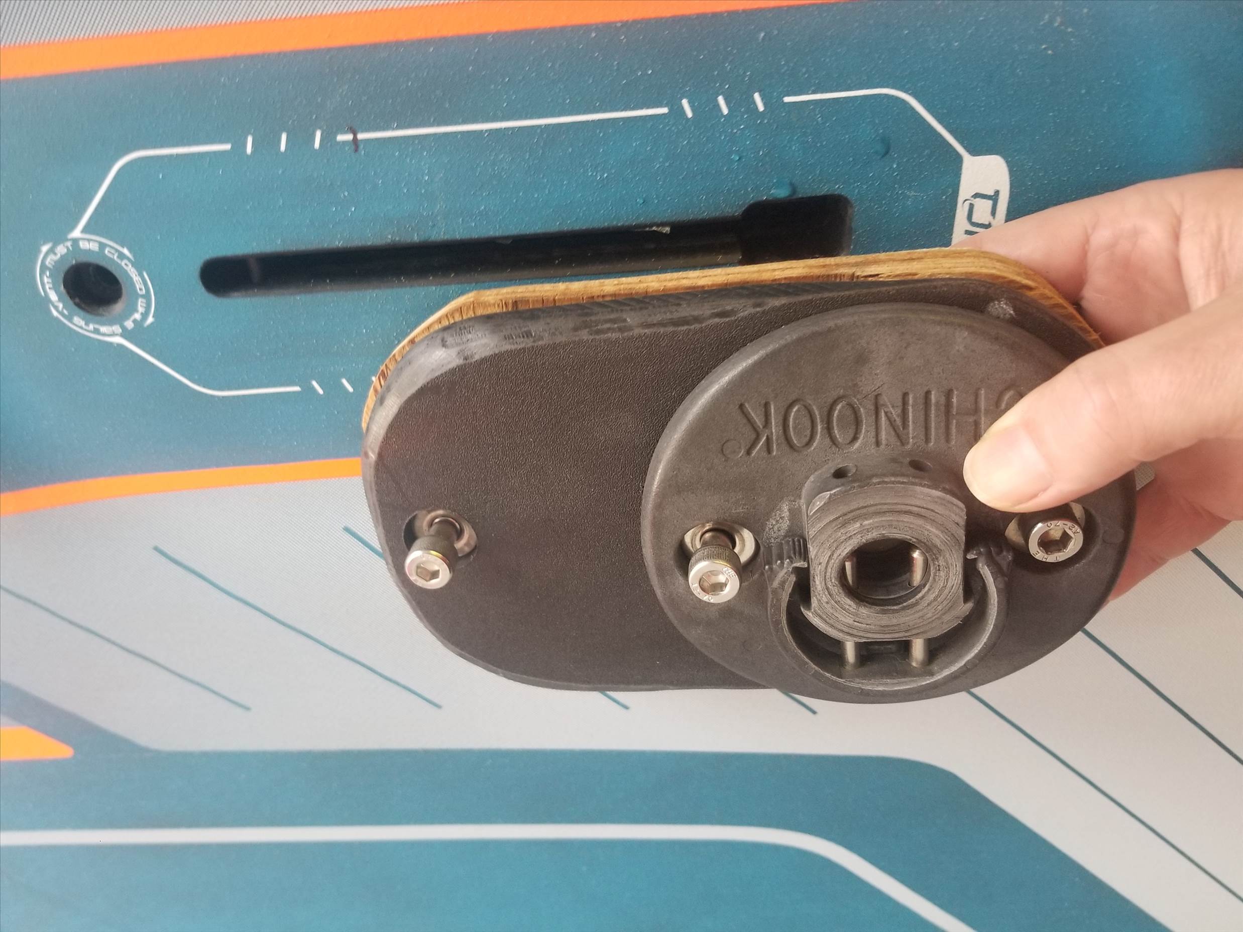 Mod Chinook Double bolt quick release plate - gained extension