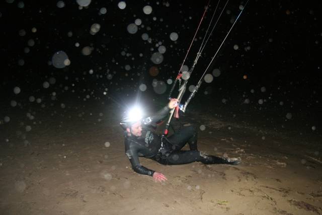 Night Sailing at Sandy Point