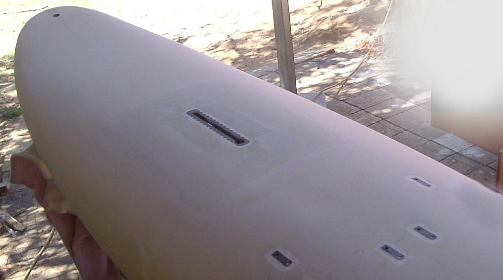 bottom and deck before glassing