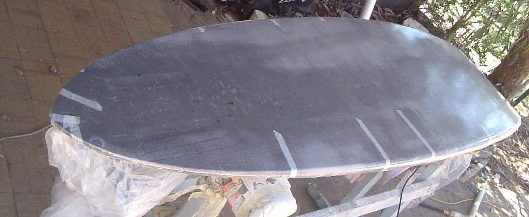 Vac bagging carbon on bottom