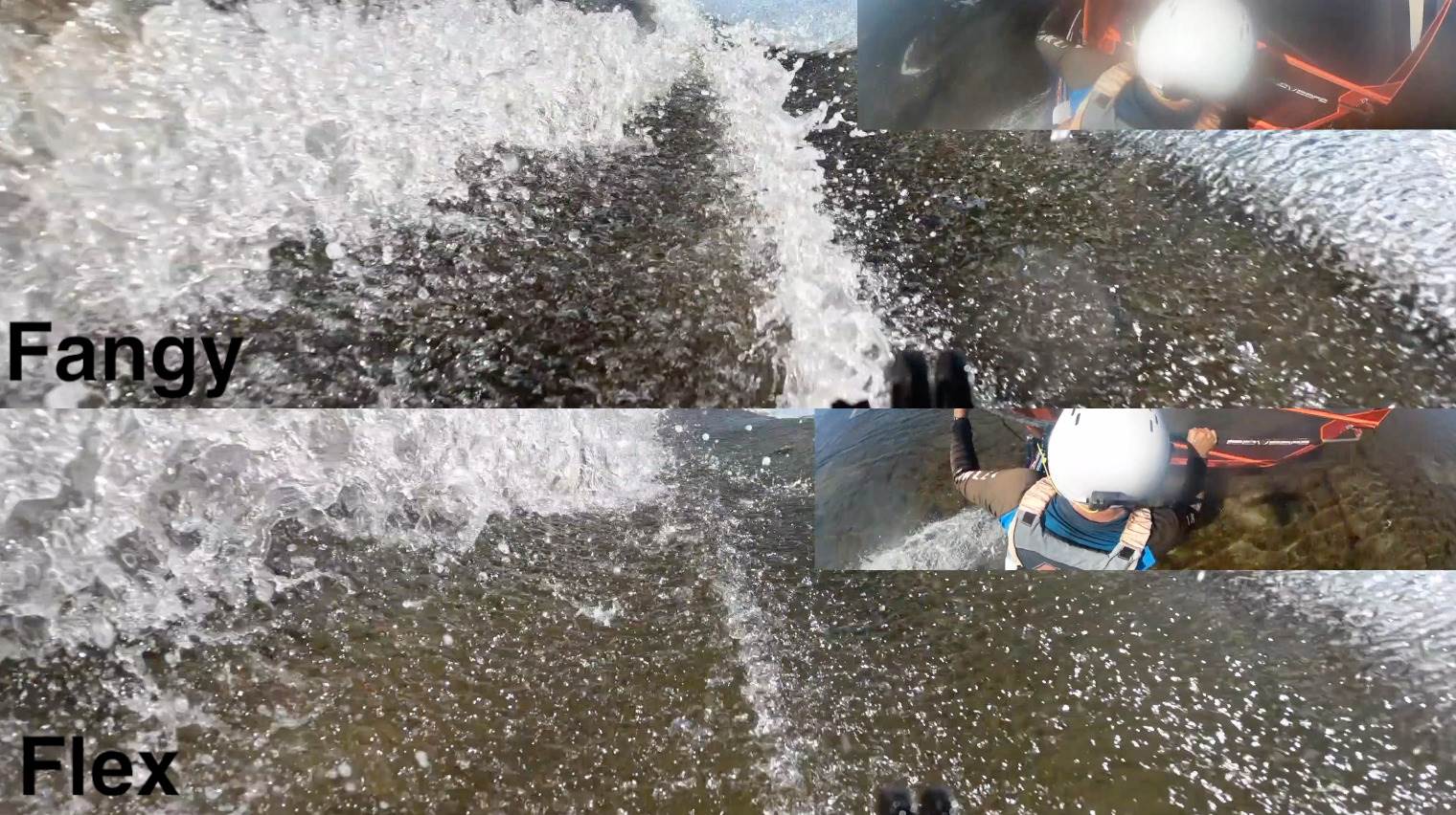 Fin wake Fangy vs Flex