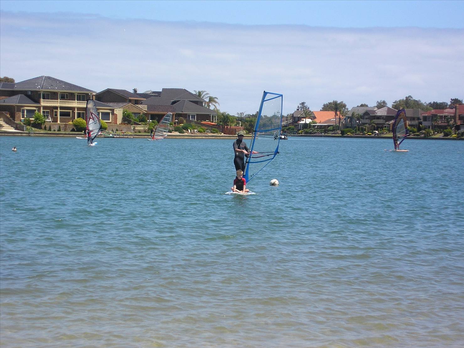 Family Day at West LAkes - not a wave in sight