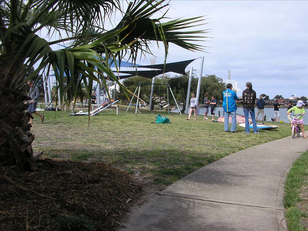 Family Day at West LAkes - not a wave in sight