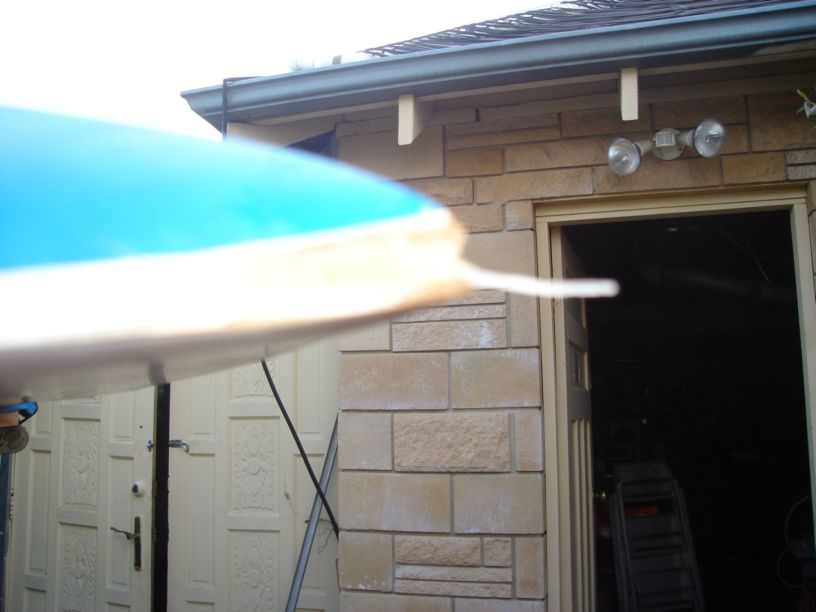 line of salt off of board