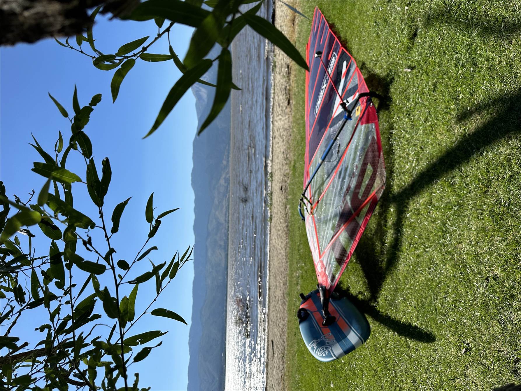 Windsurfing Washoe Lake