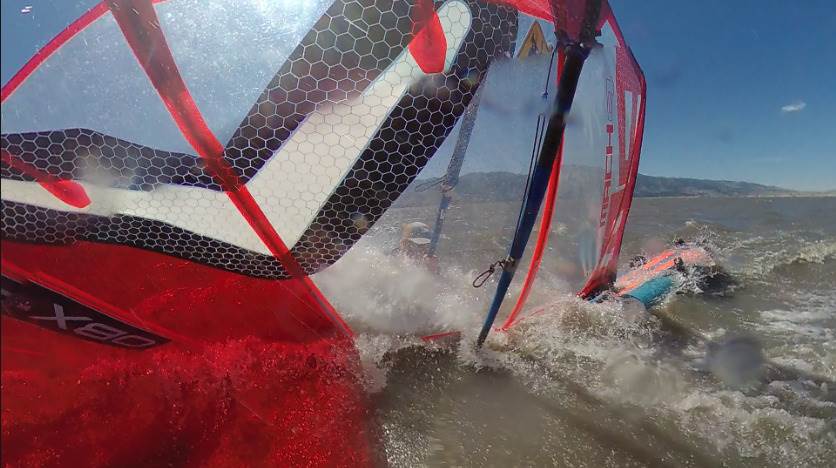 Windsurfing Washoe Lake