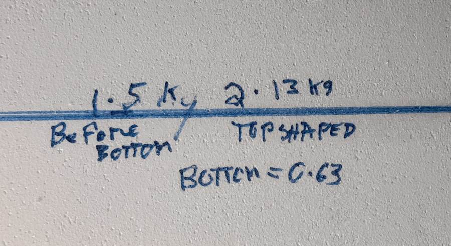 weight with top shaped