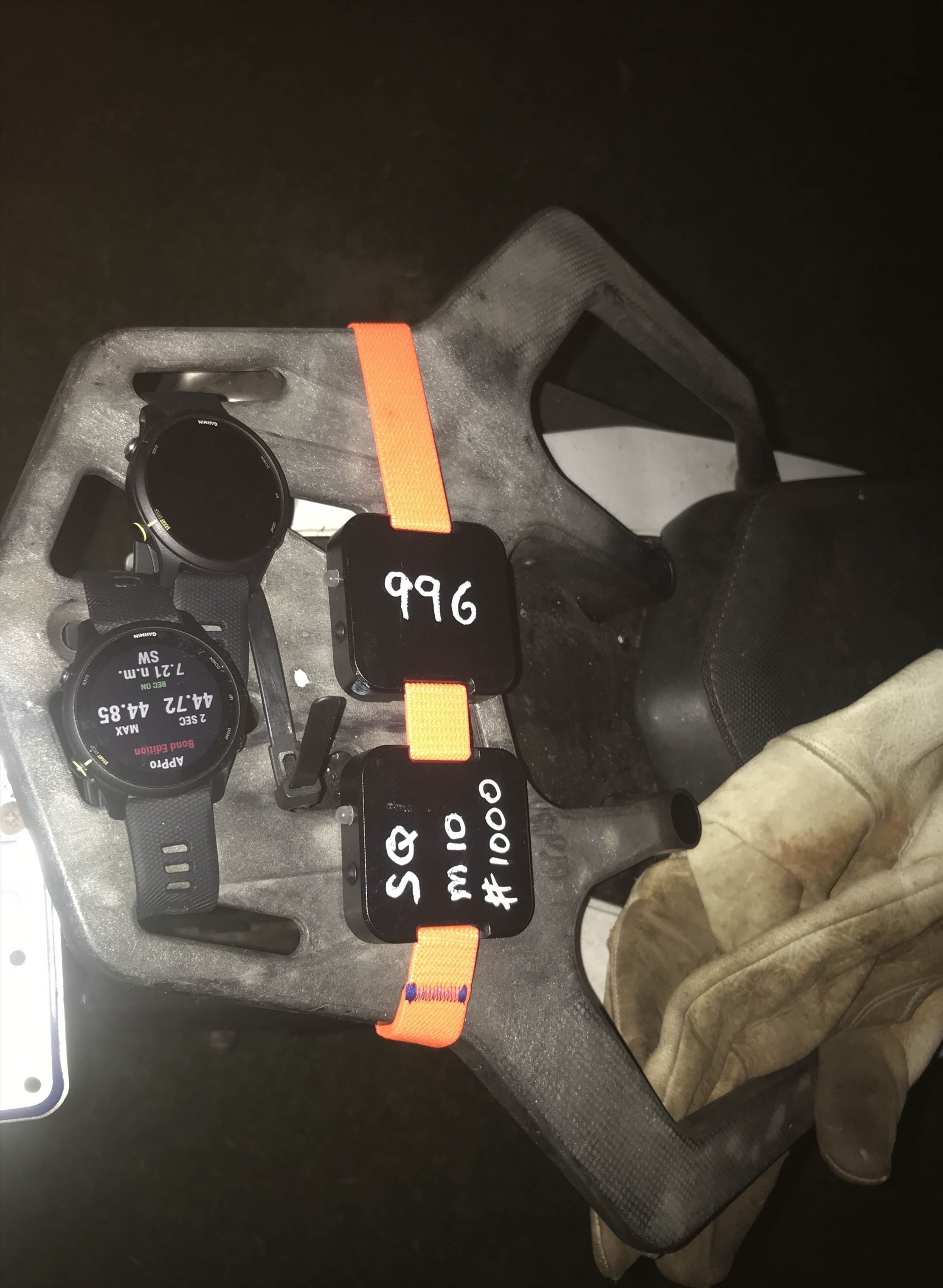 GPS bike testing watches and Motions Husky