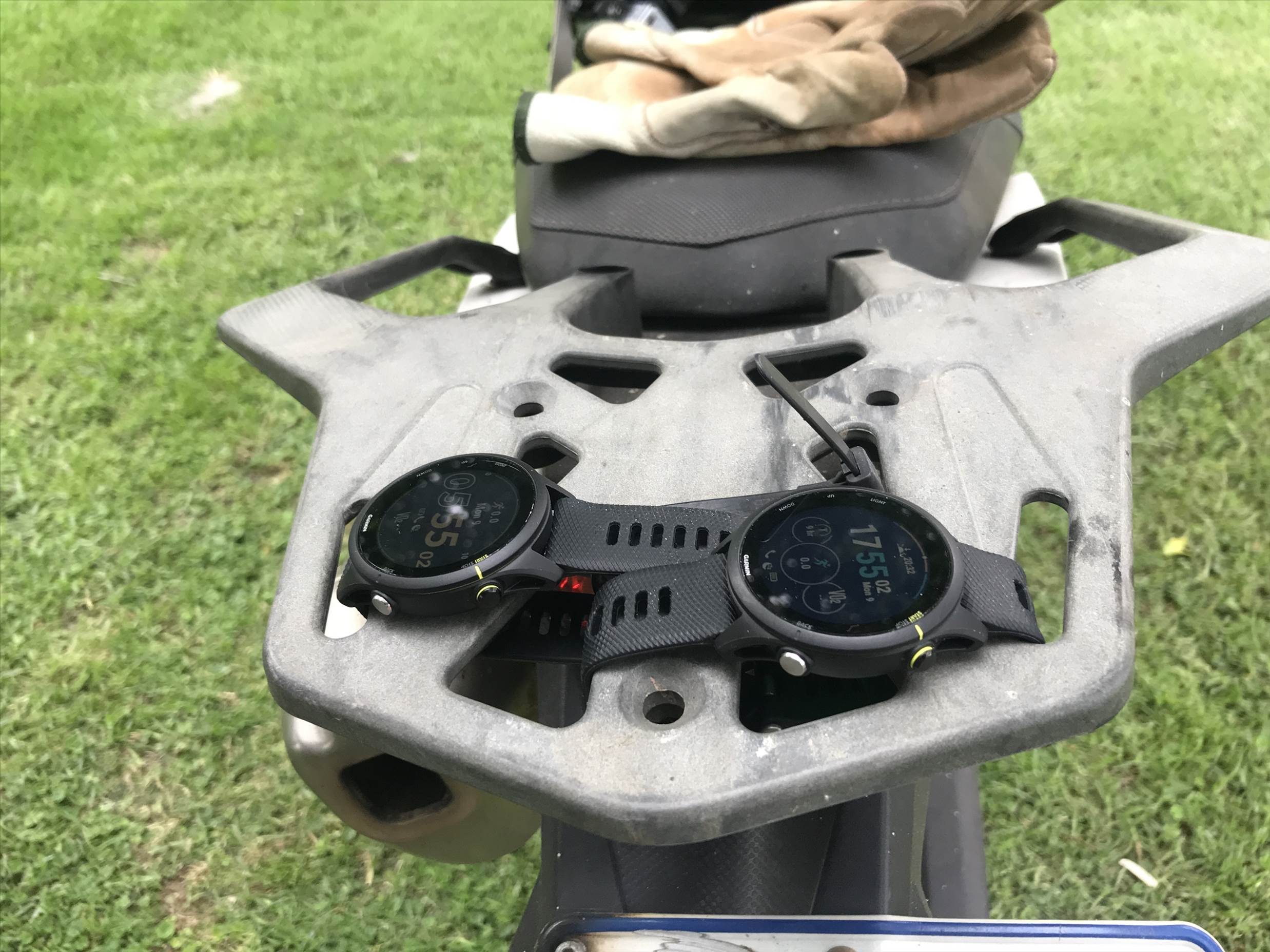 GPS bike testing Watches Side by side