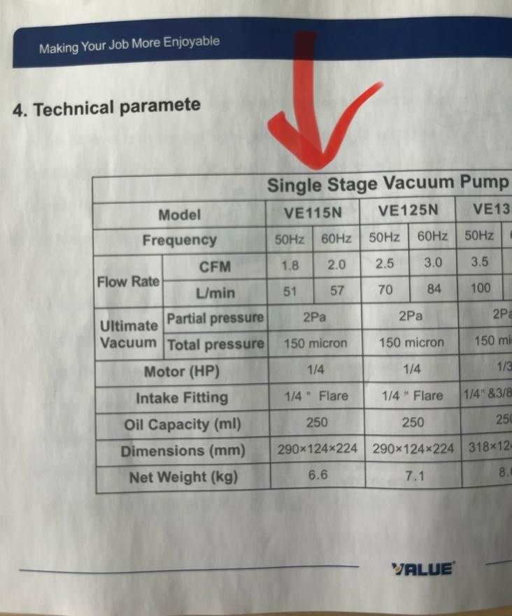 Vaccuum Pump VE115N 01