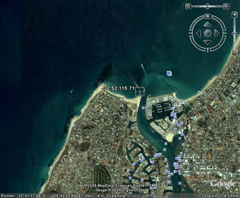 mandurah weather sation location