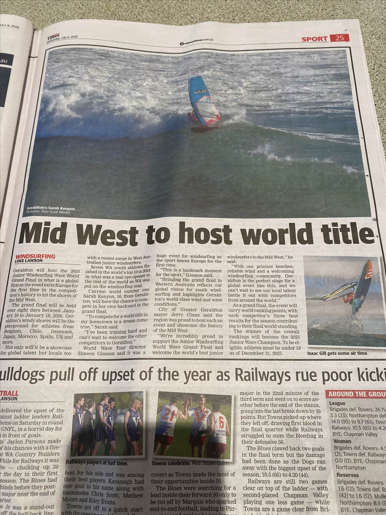 Geraldton junior world windsurfing grand final