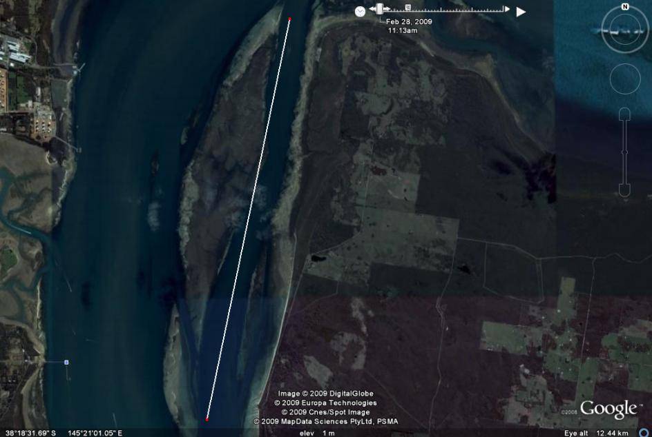 Eastern Channel 9km speed run