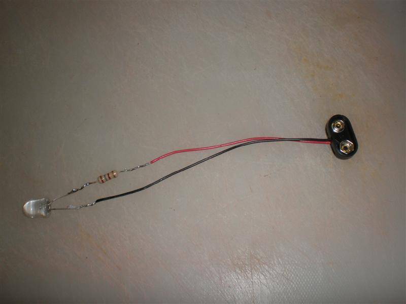 Night light before assembly