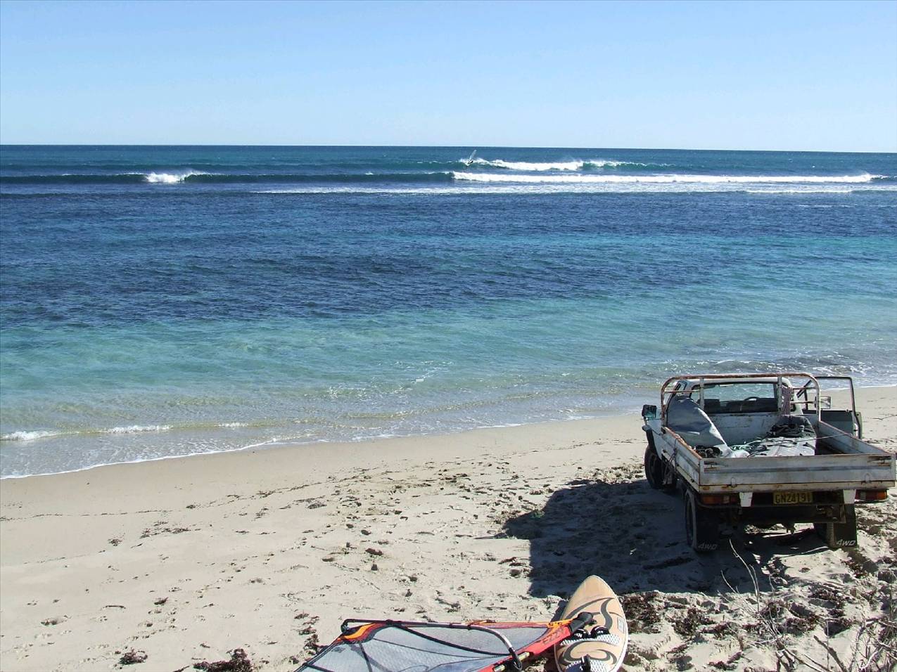 South Coros in a Northerly  Winter 09