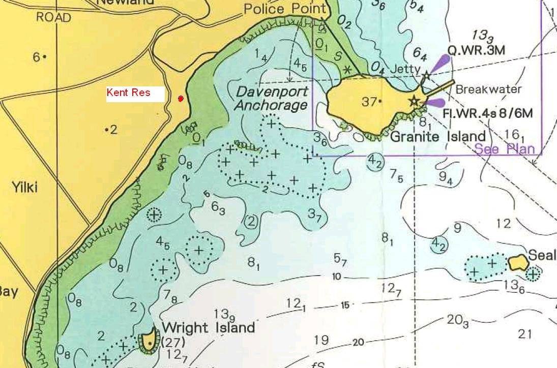 Kent Reserve Nautical chart