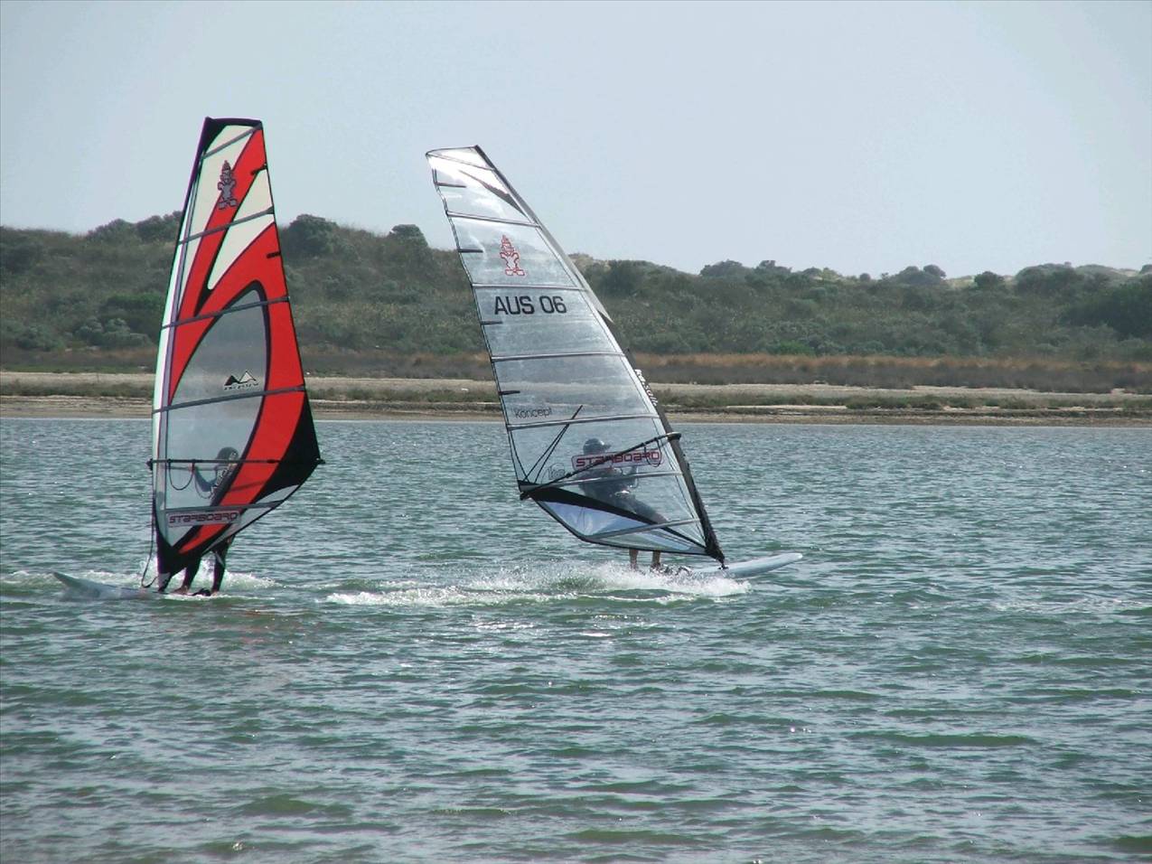 Jason and Chris - consolation prize at Nov slalom event