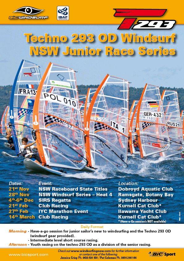 BIC Techno 293 - NSW Junior Race Series