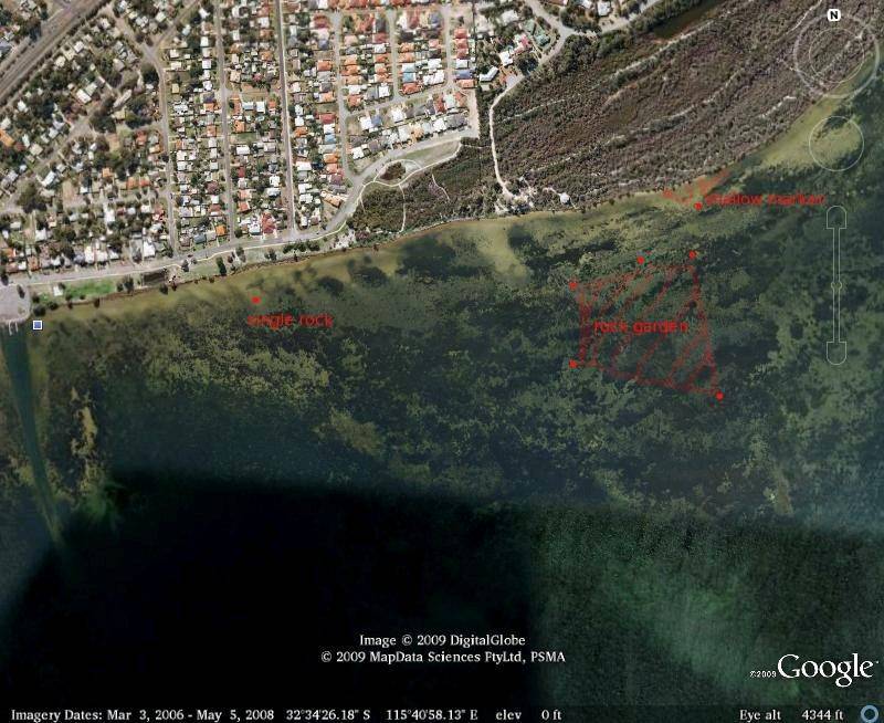 rocks marked at hardy's run