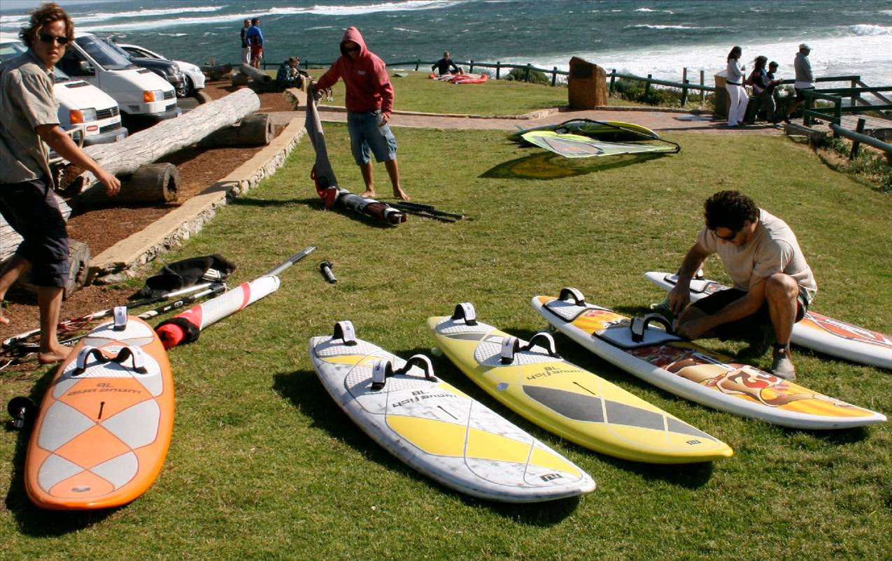 Patrick Diethelm Board range - testing day