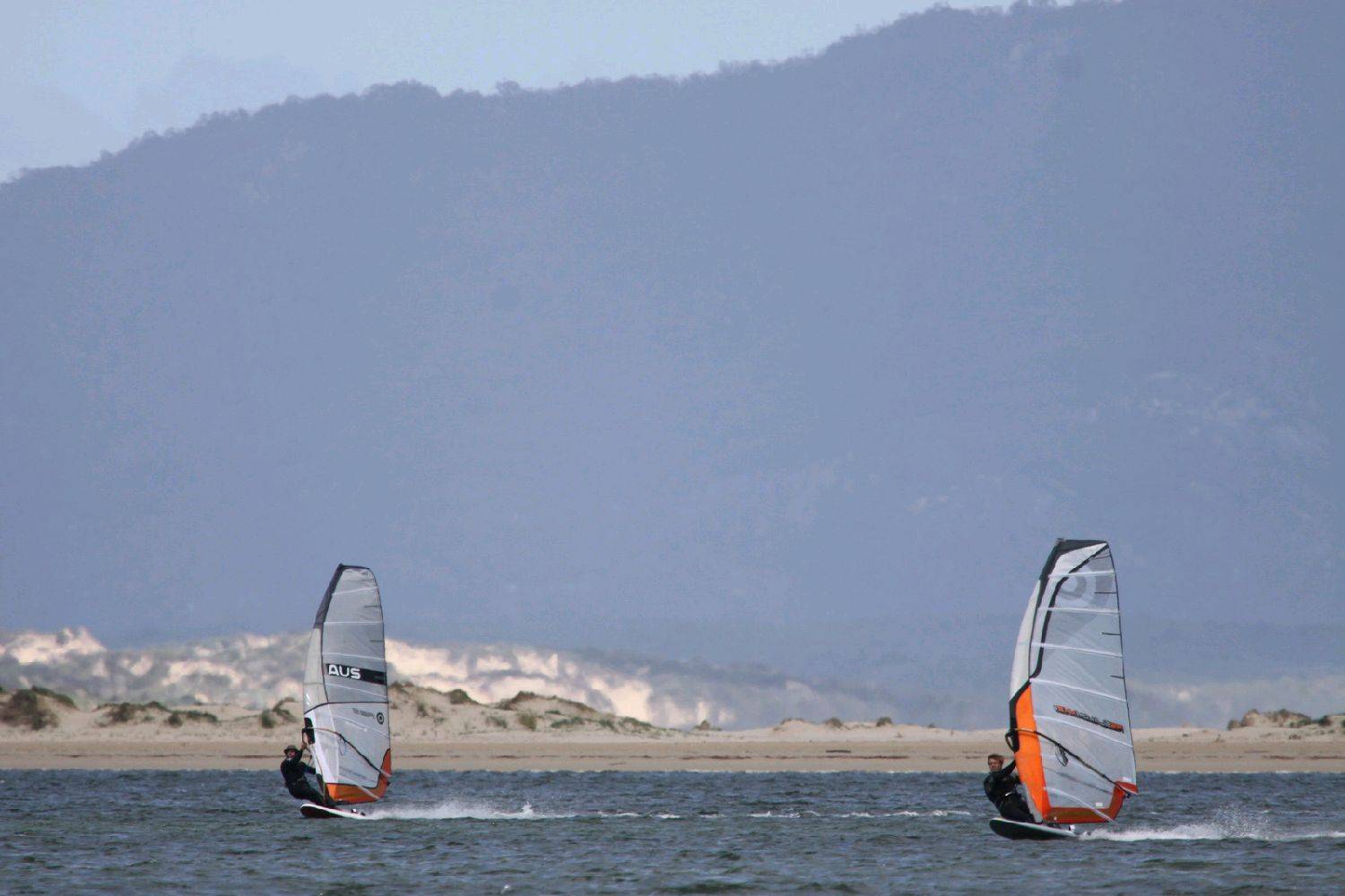 Attempting to keep up with Sam Parker!