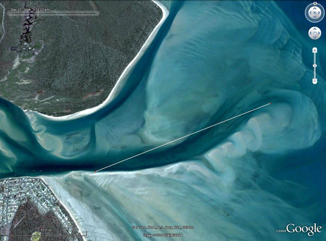 Burrum Speed Run.  Line=2nm