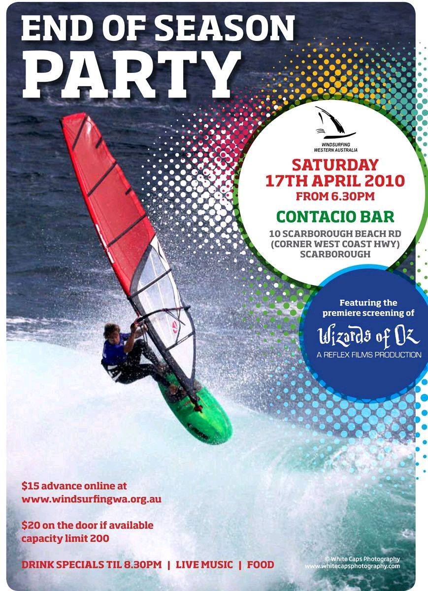 END OF SEASON PARTY FLYER